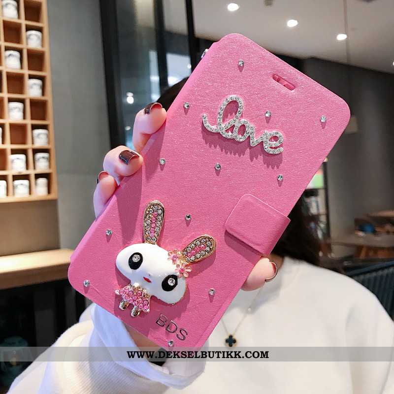 Etui Huawei P30 Lite Xl Skinndeksel Clamshell Nye Anti-fall Rosa, Deksel Huawei P30 Lite Xl Hengende