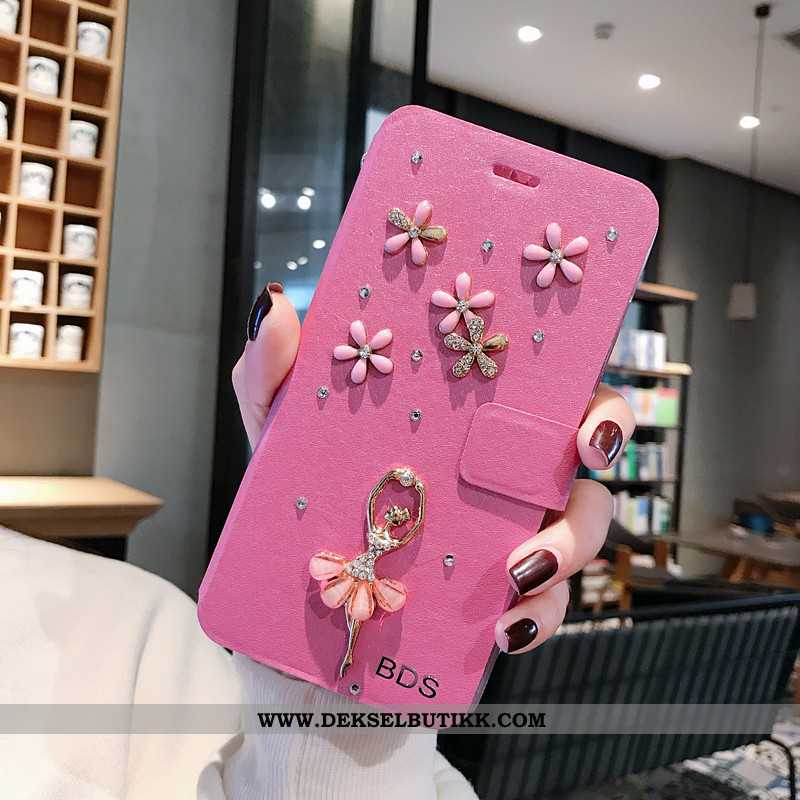 Etui Huawei P30 Lite Xl Skinndeksel Clamshell Nye Anti-fall Rosa, Deksel Huawei P30 Lite Xl Hengende