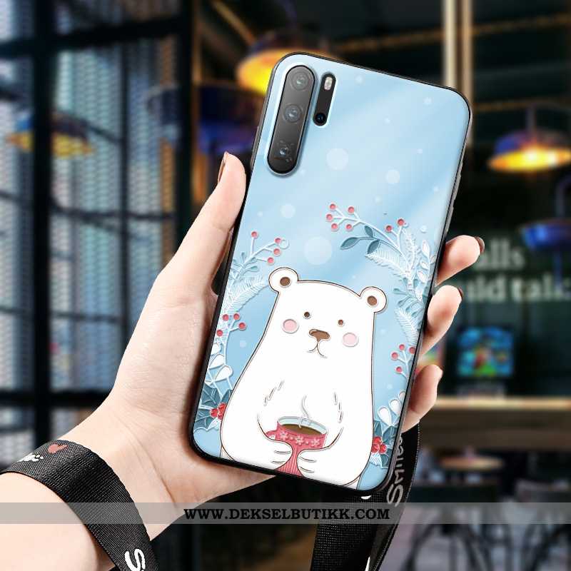 Etui Huawei P30 Pro Av Personlighet Beskyttelse Cartoon Grønn, Deksel Huawei P30 Pro Kreativ Kjøpe