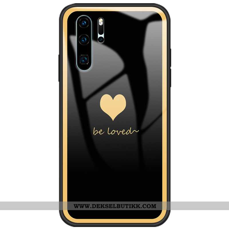 Etui Huawei P30 Pro Beskyttelse Mote Trend Lovers Svart, Deksel Huawei P30 Pro Glass Kjøpe