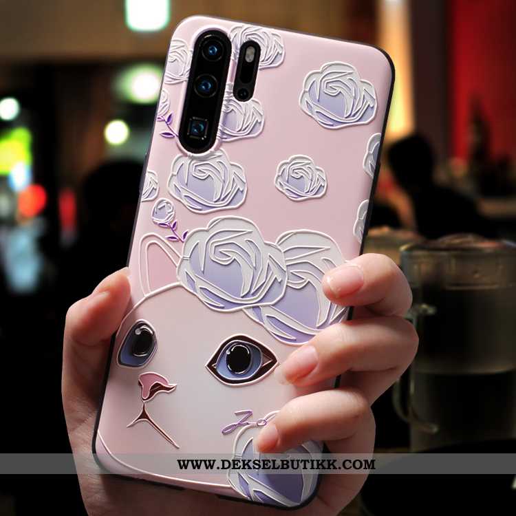 Etui Huawei P30 Pro Nubuck Myke Alt Inkludert Beskyttelse Grønn, Deksel Huawei P30 Pro Hengende Orna