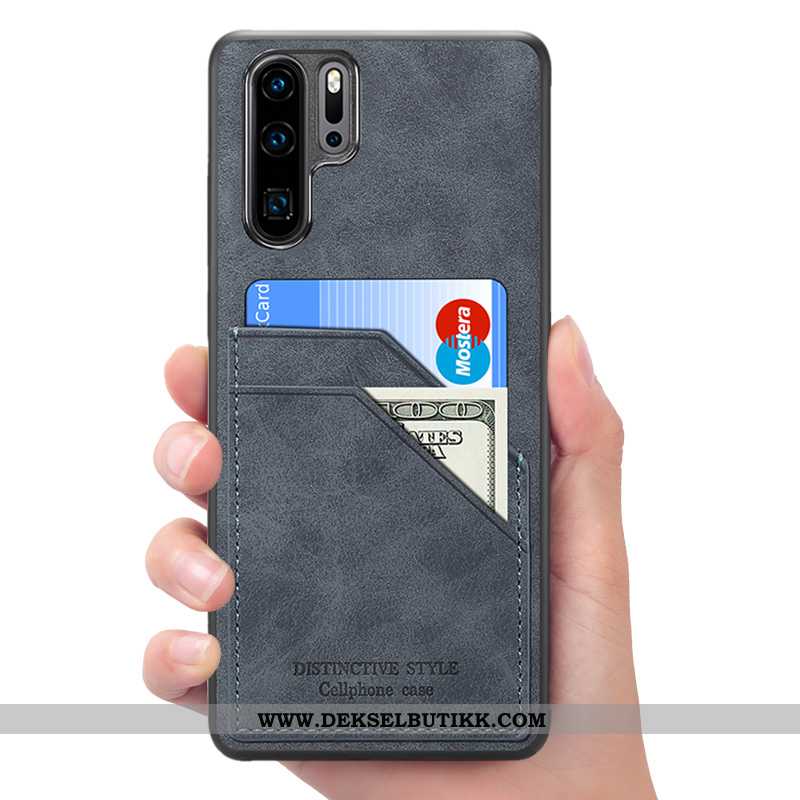 Etui Huawei P30 Pro Skinndeksel Mobiltelefon Rød, Deksel Huawei P30 Pro Lommebok Billige