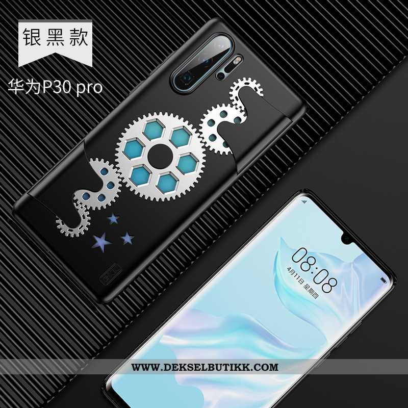 Etui Huawei P30 Pro Trend Mobiltelefon Vind Net Red Svart, Deksel Huawei P30 Pro Tynne Billige