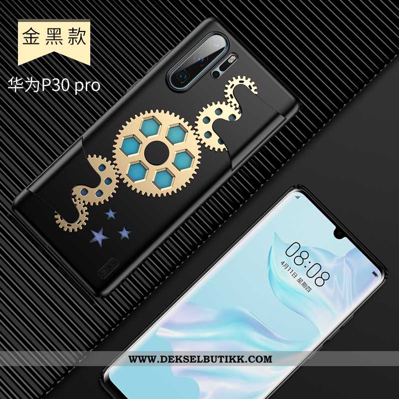 Etui Huawei P30 Pro Trend Mobiltelefon Vind Net Red Svart, Deksel Huawei P30 Pro Tynne Billige