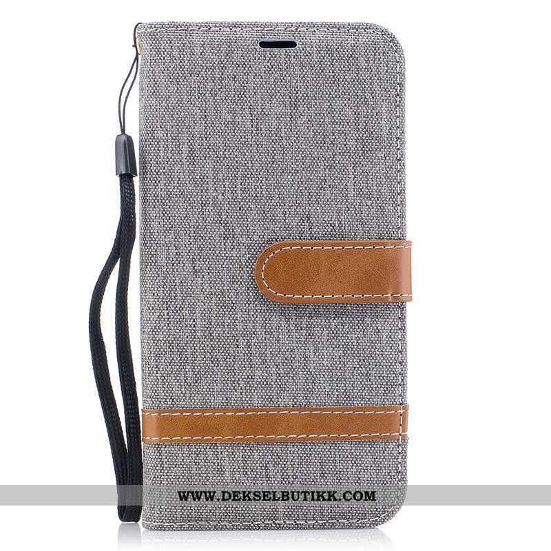 Etui Huawei P30 Skinndeksel Denim Nye Folio Rød, Deksel Huawei P30 Lommebok Butikk