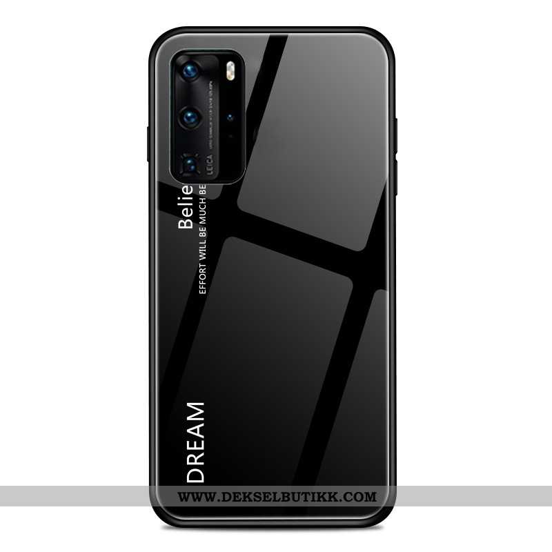 Etui Huawei P40 Av Personlighet Svart Monokrom Myke, Deksel Huawei P40 Kreativ Til Salgs