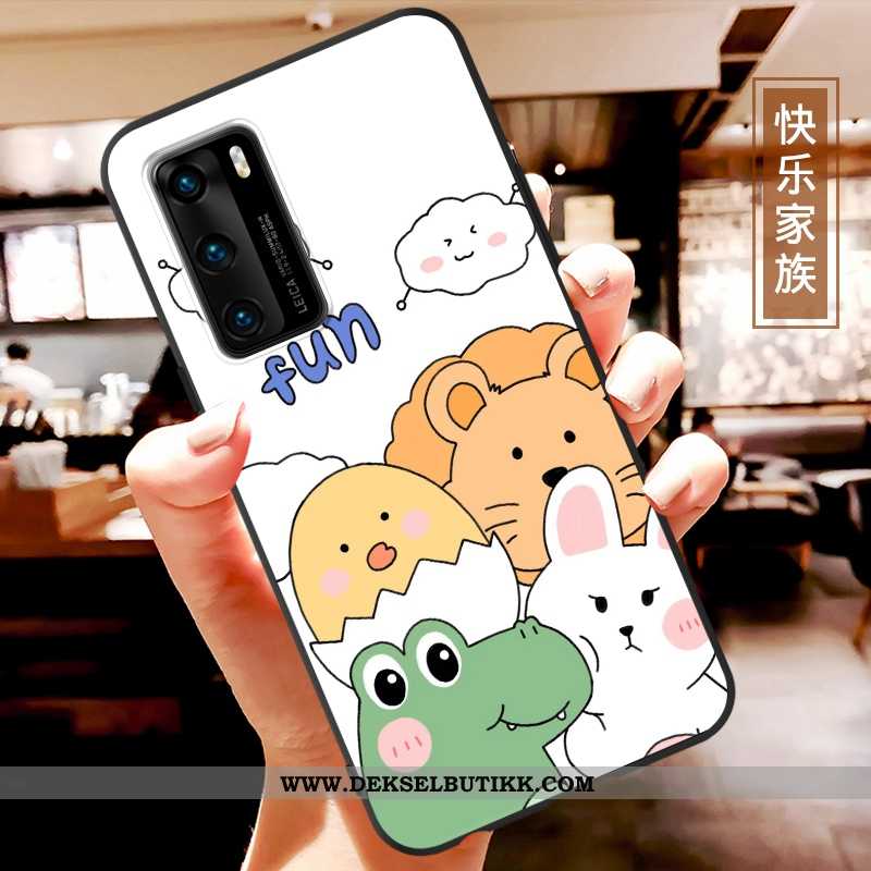 Etui Huawei P40 Cartoon Myke Av Personlighet Alt Inkludert Rød, Deksel Huawei P40 Vakker Tilbud