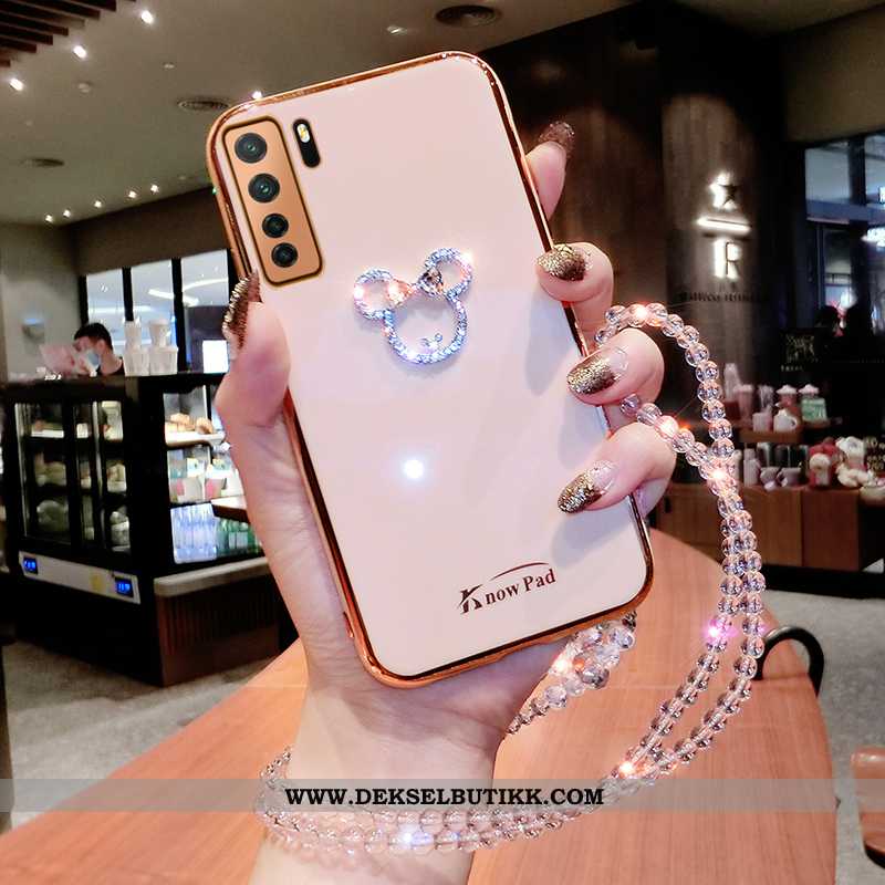 Etui Huawei P40 Lite 5g Med Strass Alt Inkludert Net Red Anti-fall Grønn, Deksel Huawei P40 Lite 5g 