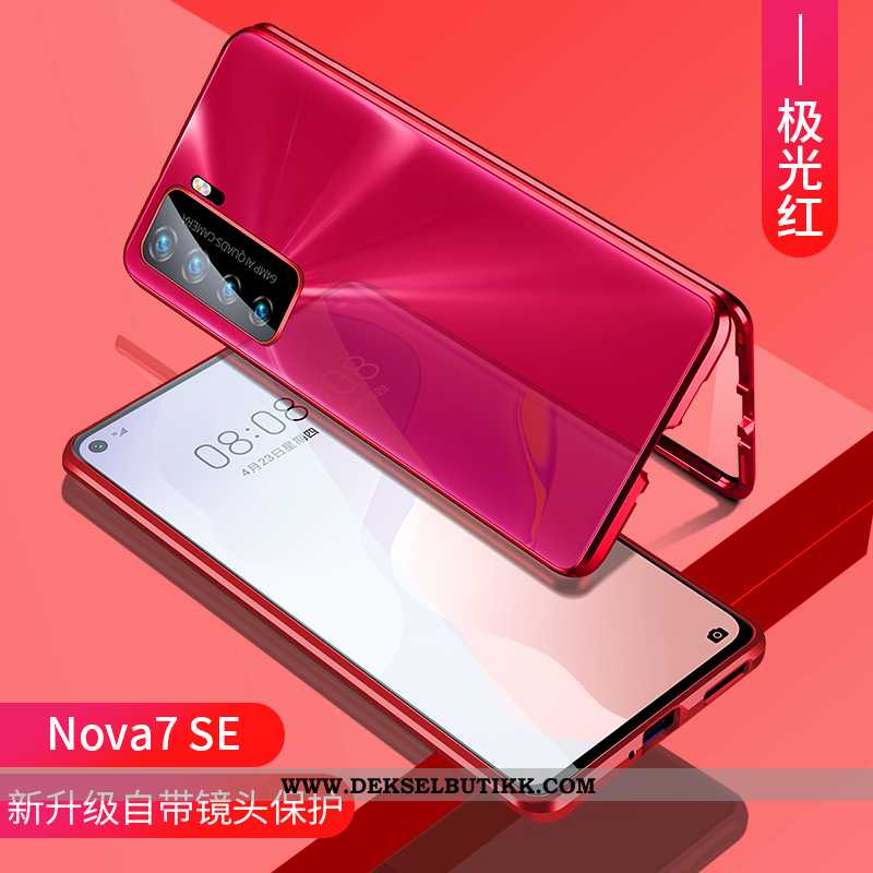 Etui Huawei P40 Lite 5g Trend Magnetisk Svart Alt Inkludert, Deksel Huawei P40 Lite 5g Beskyttelse T