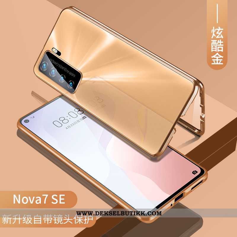 Etui Huawei P40 Lite 5g Trend Magnetisk Svart Alt Inkludert, Deksel Huawei P40 Lite 5g Beskyttelse T