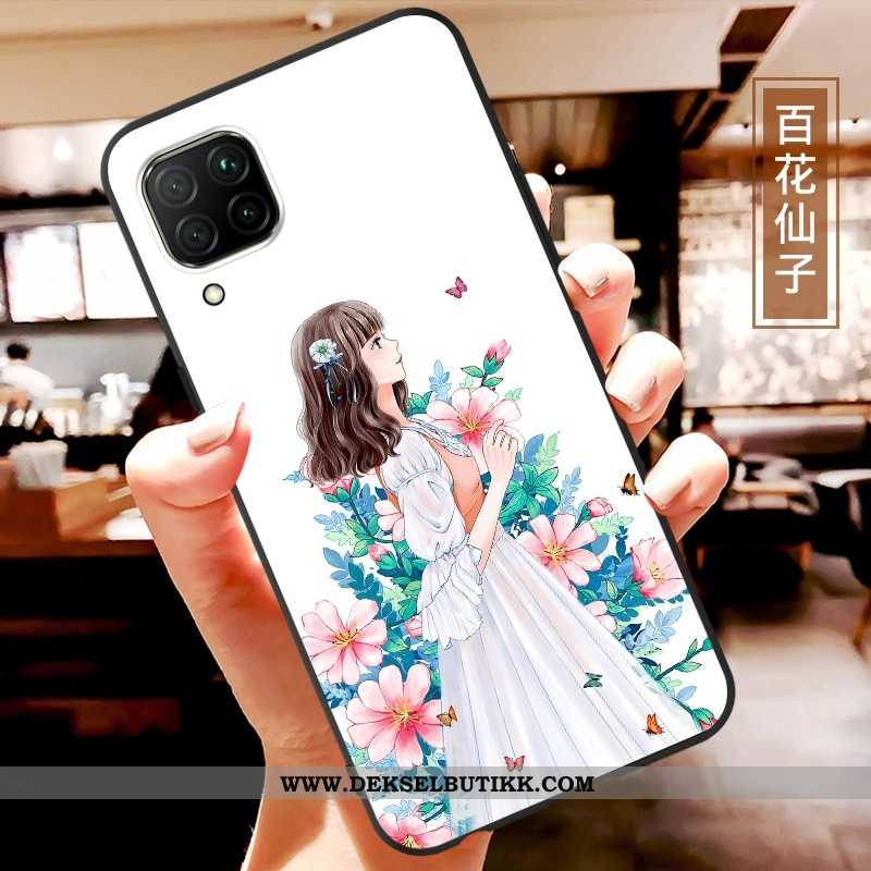 Etui Huawei P40 Lite Av Personlighet Anti-fall Mobiltelefon Hvitt, Deksel Huawei P40 Lite Cartoon Sa