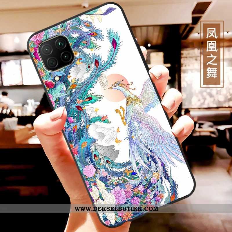 Etui Huawei P40 Lite Av Personlighet Anti-fall Mobiltelefon Hvitt, Deksel Huawei P40 Lite Cartoon Sa