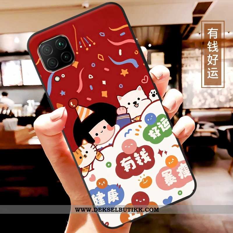 Etui Huawei P40 Lite Av Personlighet Anti-fall Mobiltelefon Hvitt, Deksel Huawei P40 Lite Cartoon Sa