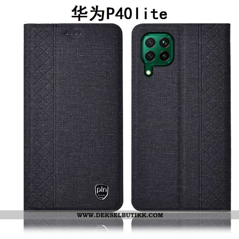 Etui Huawei P40 Lite Bomull Rosa Mobiltelefon Alt Inkludert, Deksel Huawei P40 Lite Skinndeksel Tilb