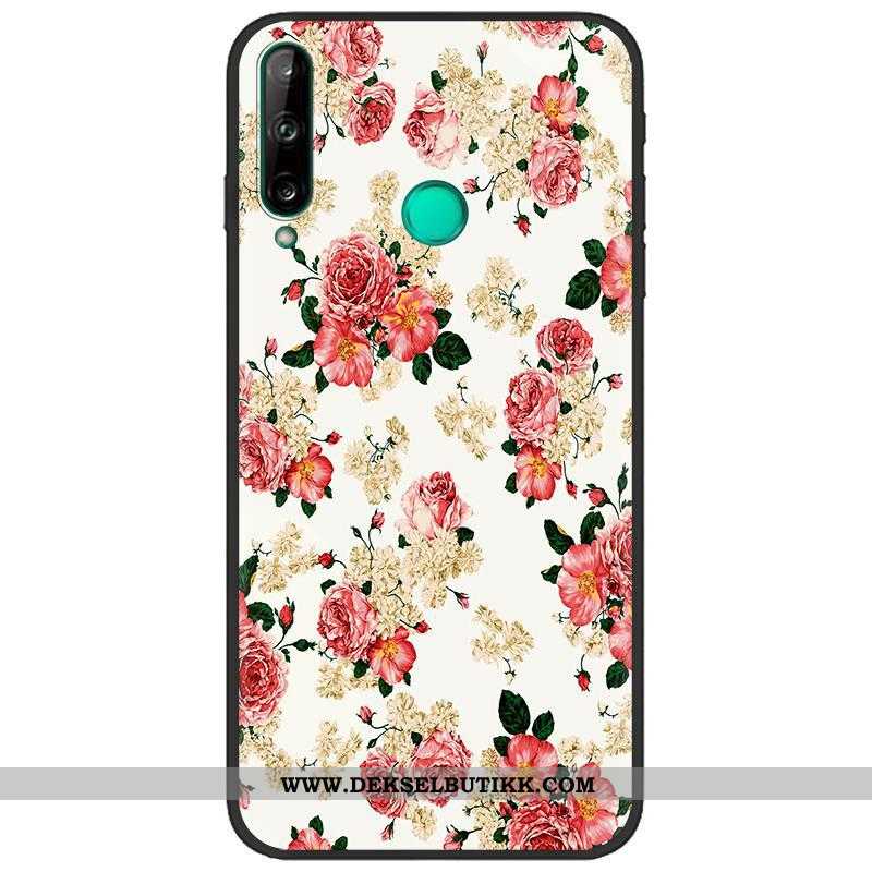 Etui Huawei P40 Lite E Cartoon Nubuck Deksel Kreativ Hvitt, Huawei P40 Lite E Myke Billige