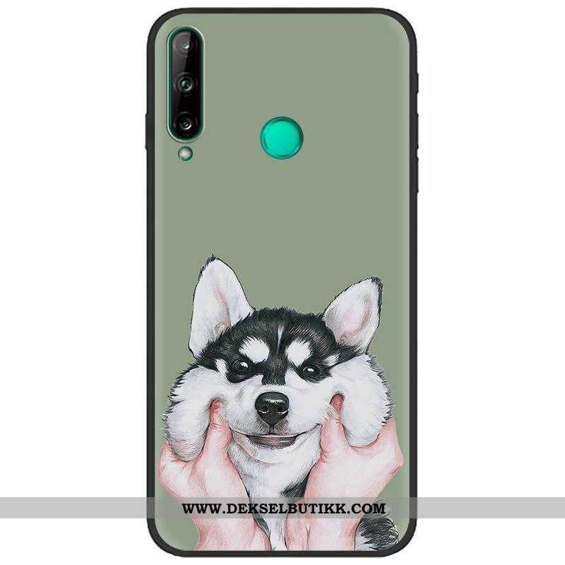 Etui Huawei P40 Lite E Cartoon Nubuck Deksel Kreativ Hvitt, Huawei P40 Lite E Myke Billige