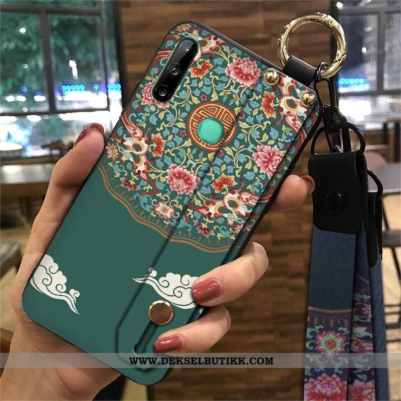 Etui Huawei P40 Lite E Vintage Deksel Myke Kinesisk Stil Gul, Huawei P40 Lite E Trend Til Salgs