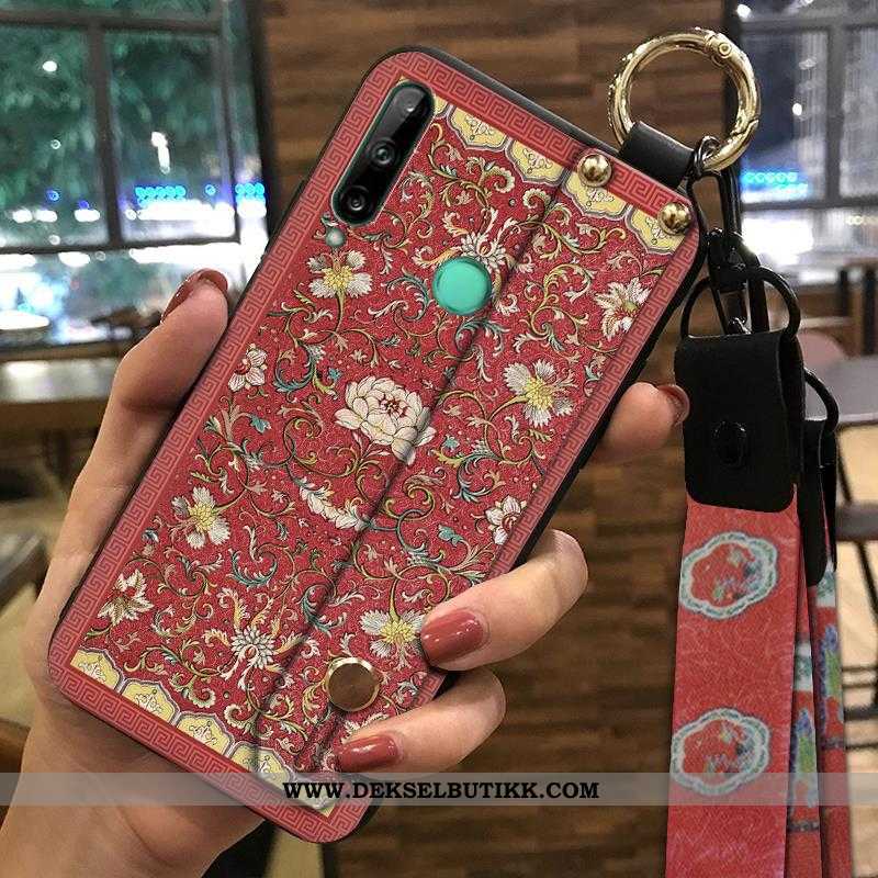 Etui Huawei P40 Lite E Vintage Deksel Myke Kinesisk Stil Gul, Huawei P40 Lite E Trend Til Salgs