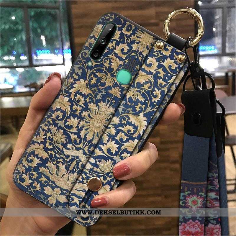 Etui Huawei P40 Lite E Vintage Deksel Myke Kinesisk Stil Gul, Huawei P40 Lite E Trend Til Salgs