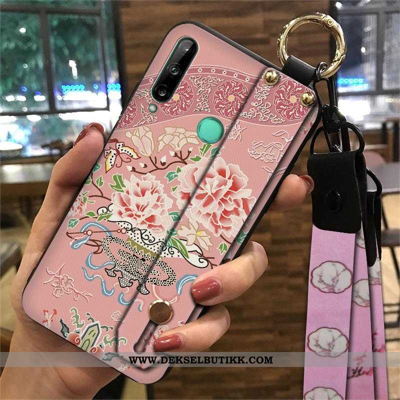 Etui Huawei P40 Lite E Vintage Deksel Myke Kinesisk Stil Gul, Huawei P40 Lite E Trend Til Salgs