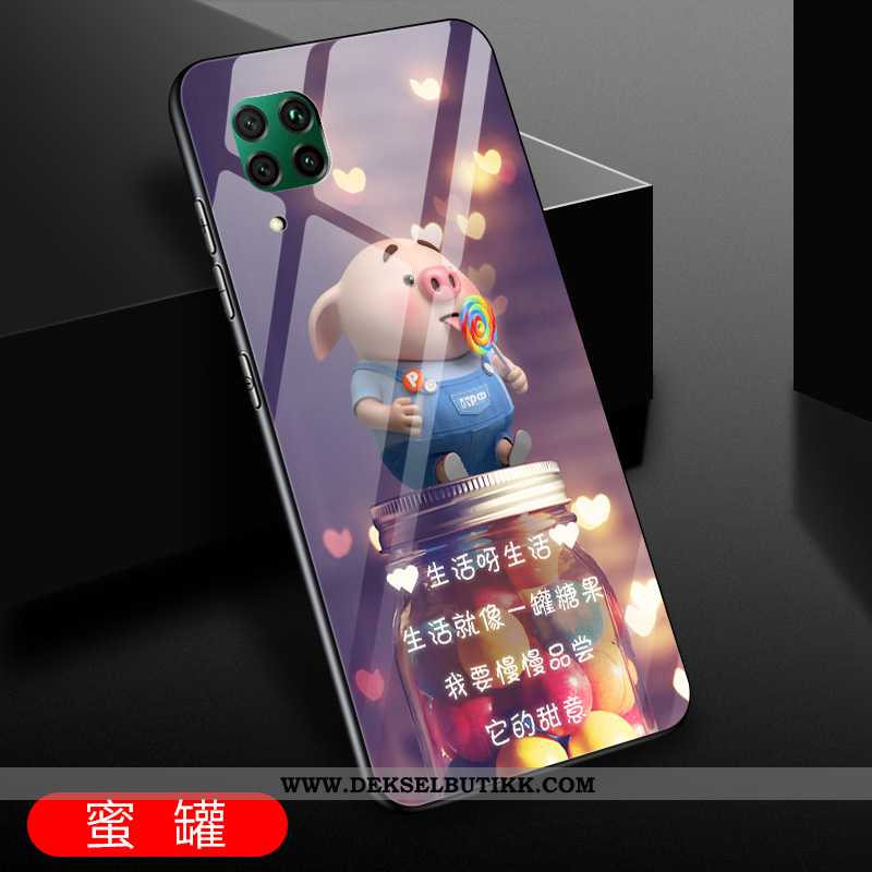 Etui Huawei P40 Lite Kreativ Mobiltelefon Lovers Lilla, Deksel Huawei P40 Lite Beskyttelse Tilbud