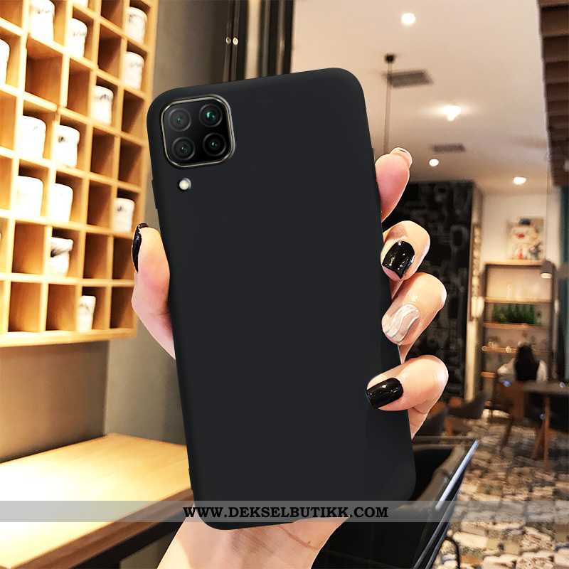 Etui Huawei P40 Lite Silikon Anti-fall Nubuck Alt Inkludert Svart, Deksel Huawei P40 Lite Beskyttels