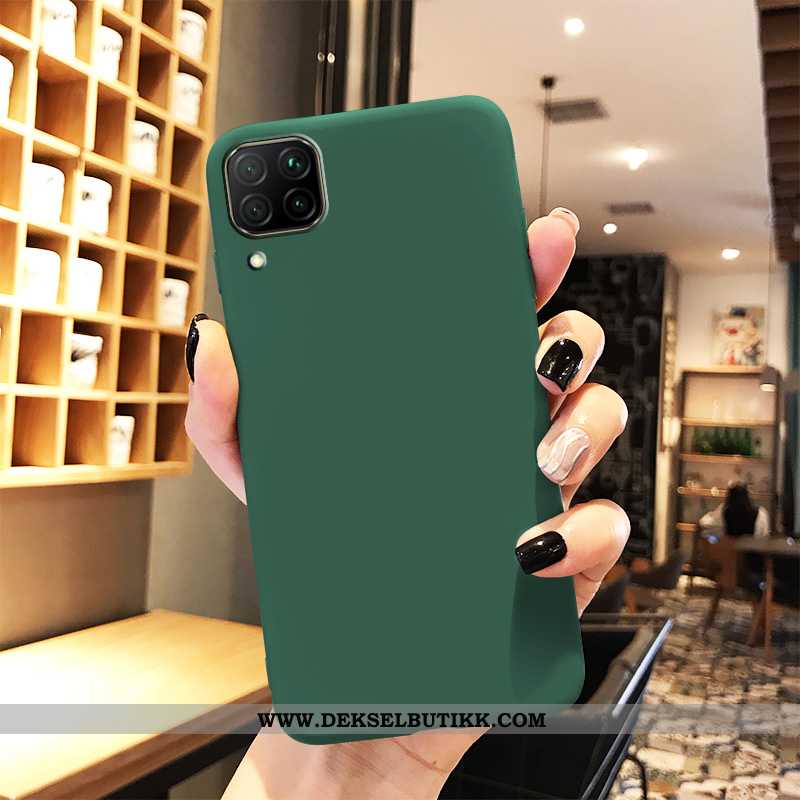 Etui Huawei P40 Lite Silikon Anti-fall Nubuck Alt Inkludert Svart, Deksel Huawei P40 Lite Beskyttels