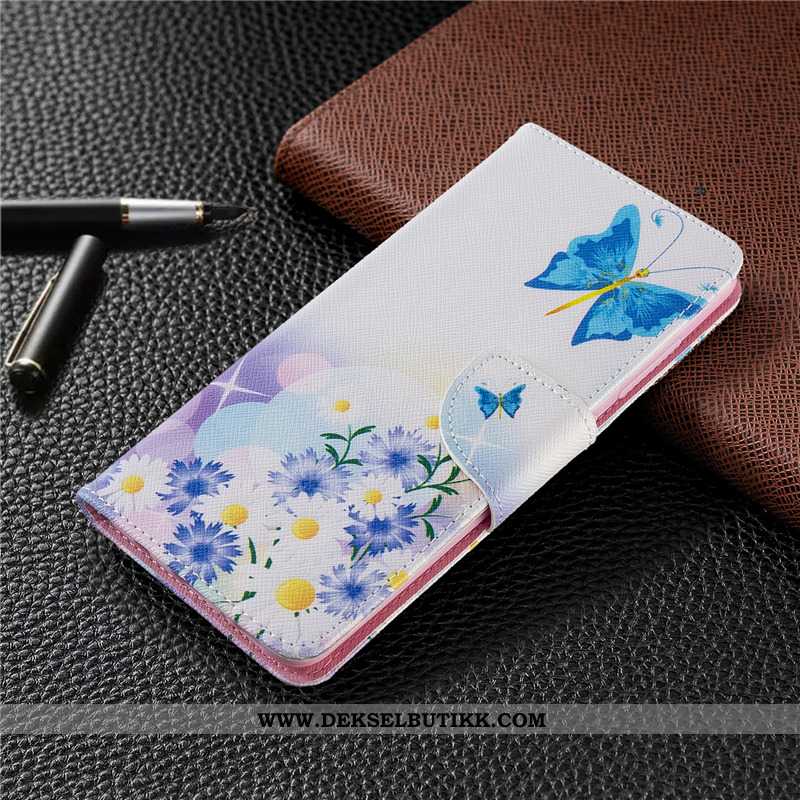 Etui Huawei P40 Lite Skinndeksel Rosa Folio, Deksel Huawei P40 Lite Beskyttelse Kjøpe