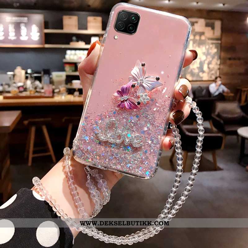 Etui Huawei P40 Lite Skjermbeskytter Tempe~~pos Deksel Rosa, Huawei P40 Lite Krystall Tilbud