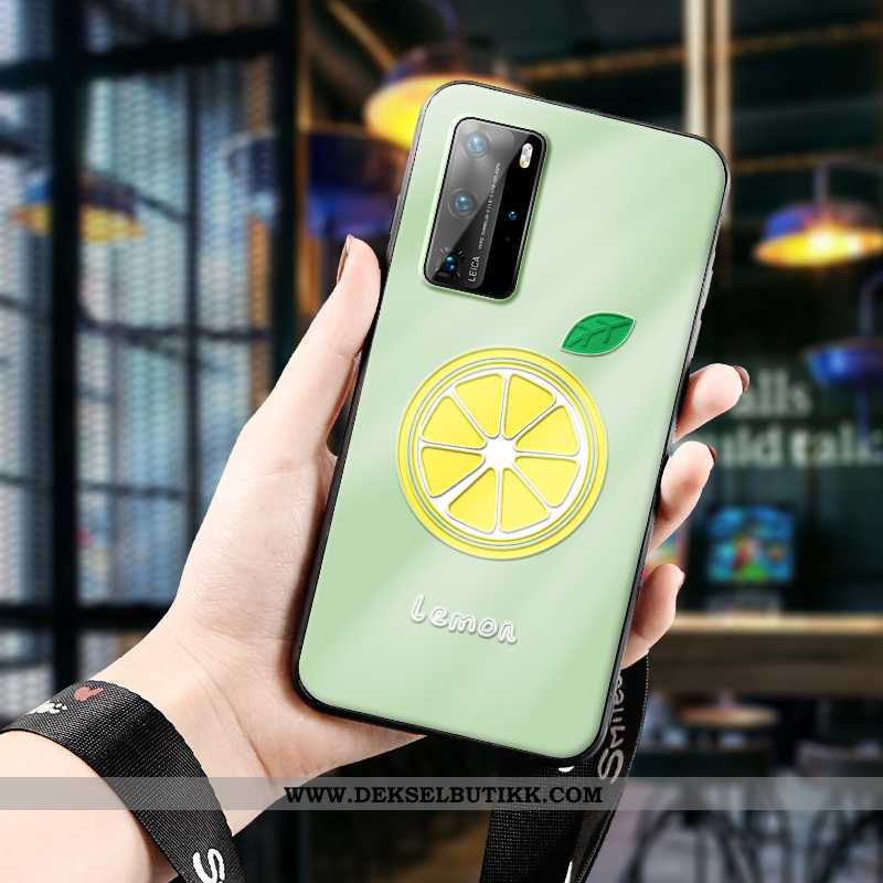 Etui Huawei P40 Pro Cartoon Av Personlighet Trend Silikon Gul, Deksel Huawei P40 Pro Vakker Tilbud