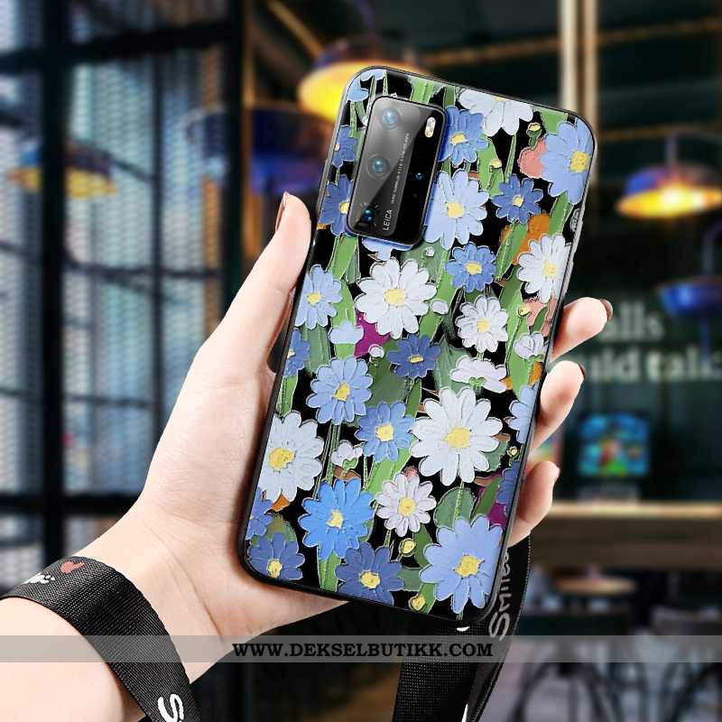 Etui Huawei P40 Pro Cartoon Ultra Anti-fall Myke Grønn, Deksel Huawei P40 Pro Trend Rabatt