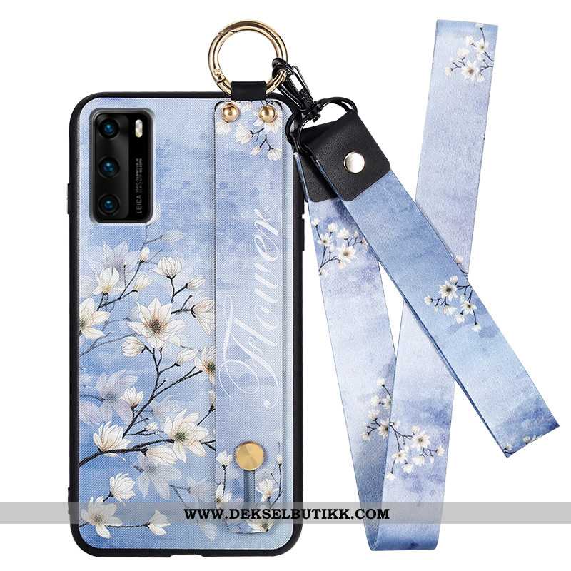 Etui Huawei P40 Trend Mobiltelefon Alt Inkludert Kreativ Blå, Deksel Huawei P40 Ultra Salg