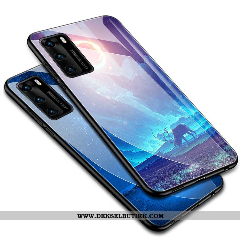 Etui Huawei P40 Tynne Speil Trend Av Personlighet Lilla, Deksel Huawei P40 Glass Billige