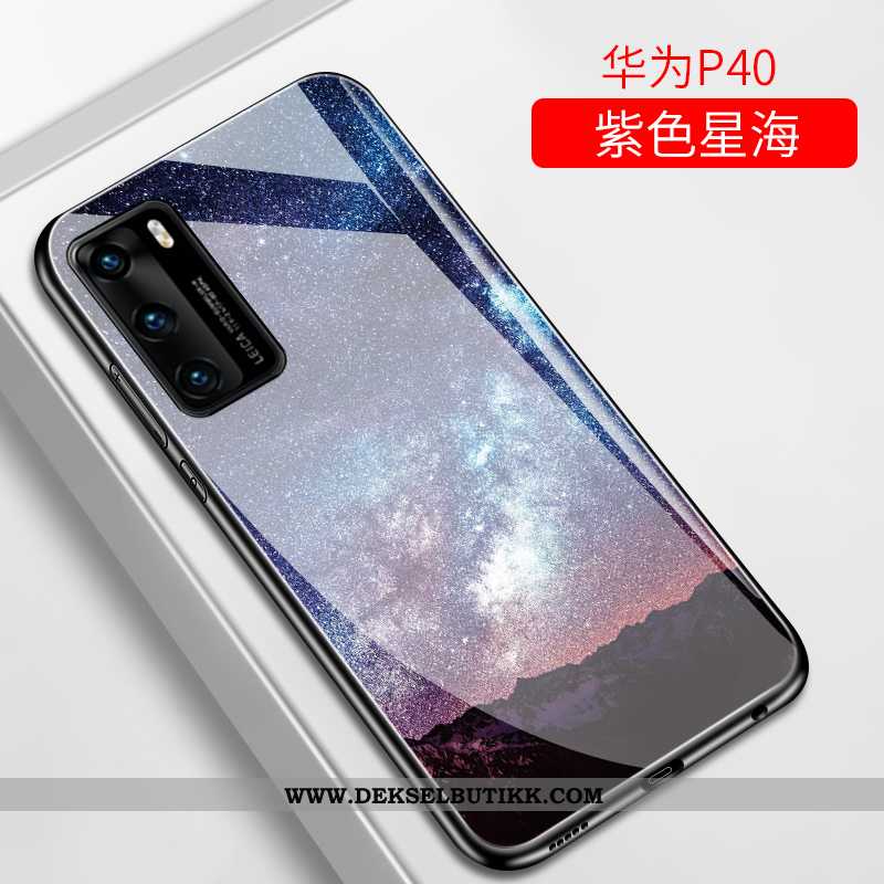 Etui Huawei P40 Tynne Speil Trend Av Personlighet Lilla, Deksel Huawei P40 Glass Billige