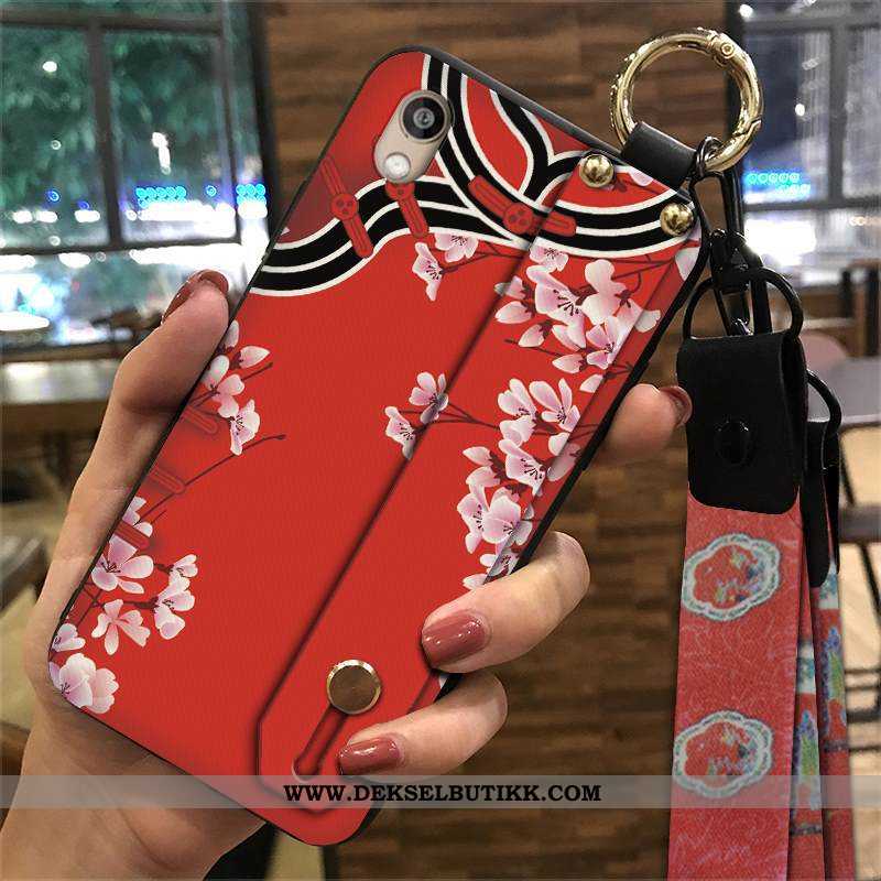 Etui Huawei Y5 2020 Myke Vind Trend Rosa, Deksel Huawei Y5 2020 Hengende Ornamenter Billige