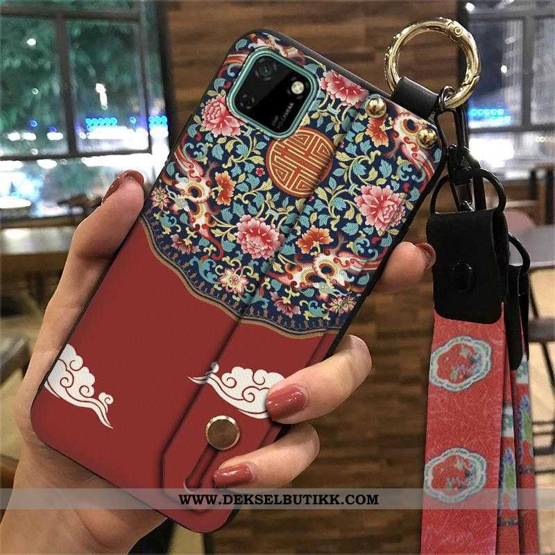 Etui Huawei Y5p Kreativ Grønn Støtte, Deksel Huawei Y5p Vintage Tilbud