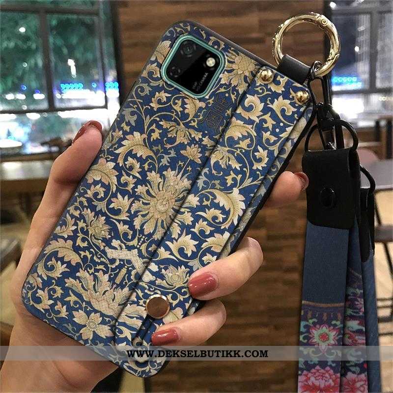 Etui Huawei Y5p Kreativ Grønn Støtte, Deksel Huawei Y5p Vintage Tilbud