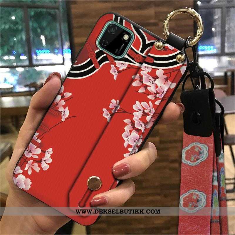 Etui Huawei Y5p Kreativ Grønn Støtte, Deksel Huawei Y5p Vintage Tilbud