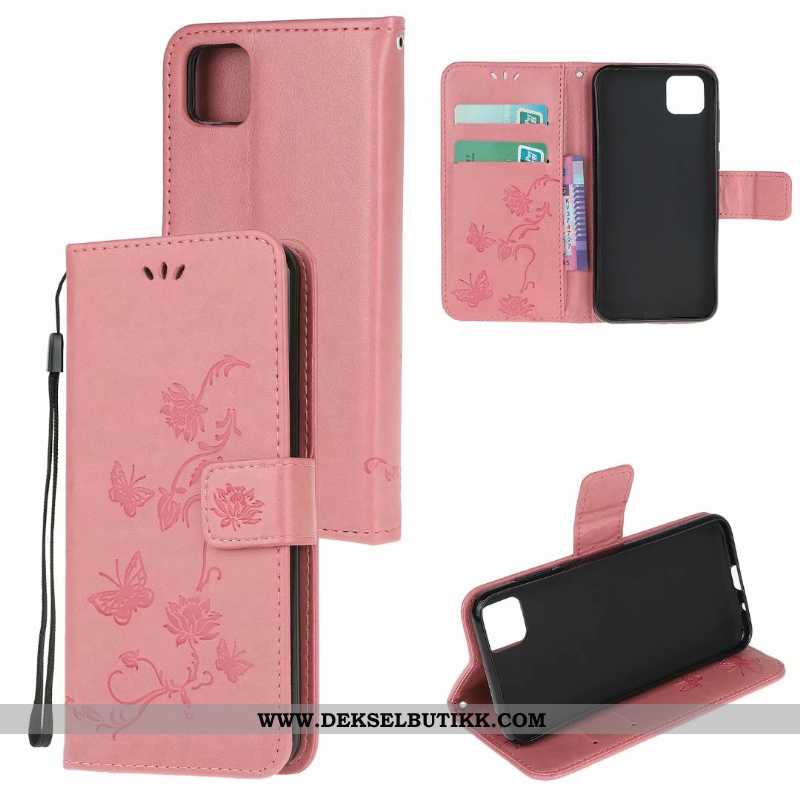 Etui Huawei Y5p Skinndeksel Rosa Mobiltelefon Clamshell, Deksel Huawei Y5p Myke Billige