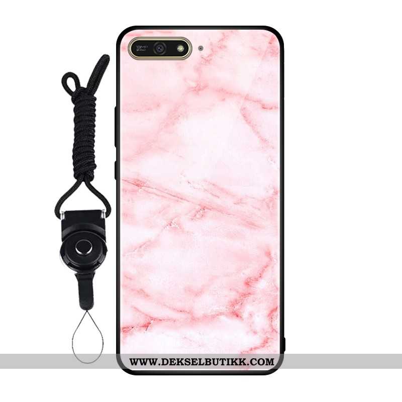 Etui Huawei Y6 2020 Glass Tempe~~pos Rosa, Deksel Huawei Y6 2020 Beskyttelse Tilbud