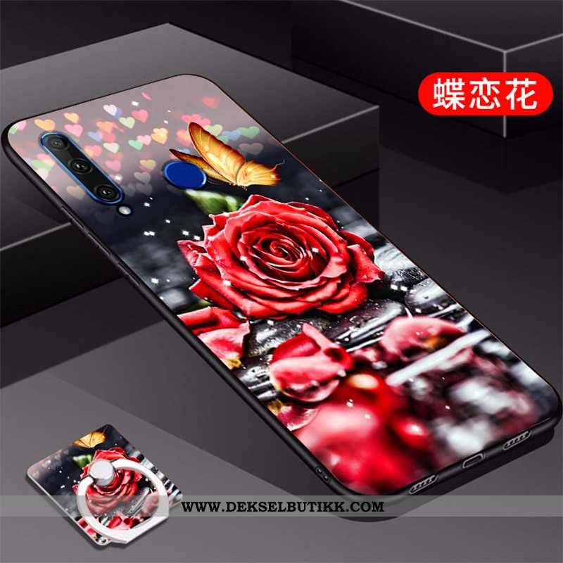 Etui Huawei Y6p Silikon Enkel Myke Deksel Rosa, Huawei Y6p Beskyttelse Tilbud