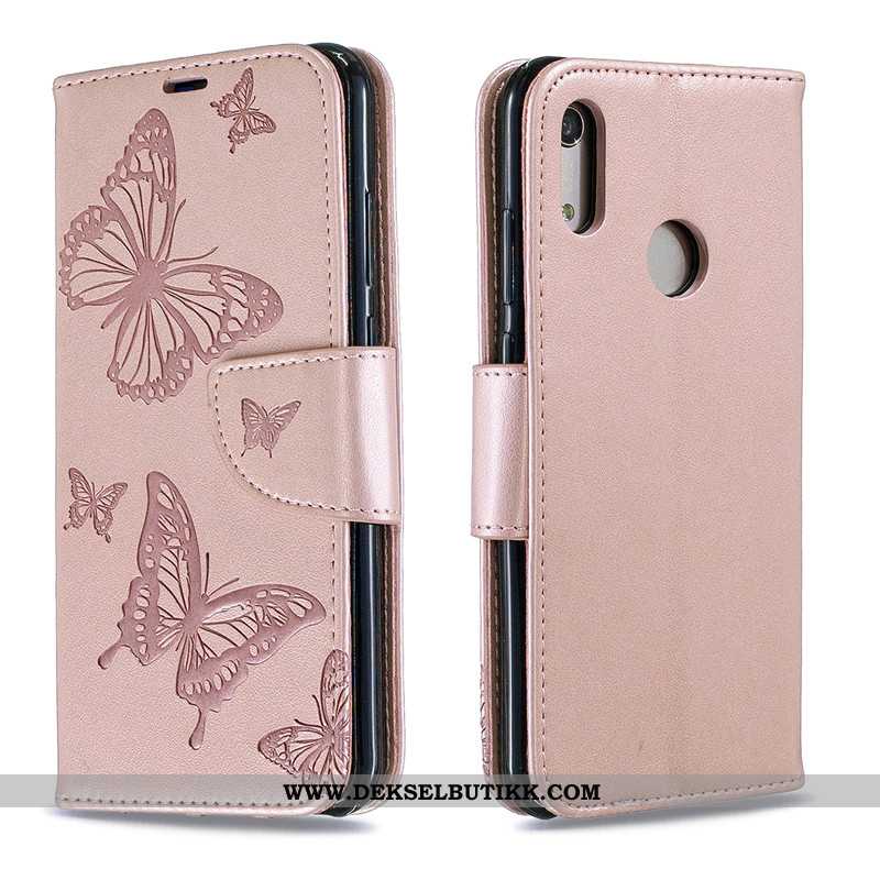 Etui Huawei Y6s Beskyttelse Deksel Ungdom Butterfly Rød, Huawei Y6s Hengende Ornamenter Tilbud