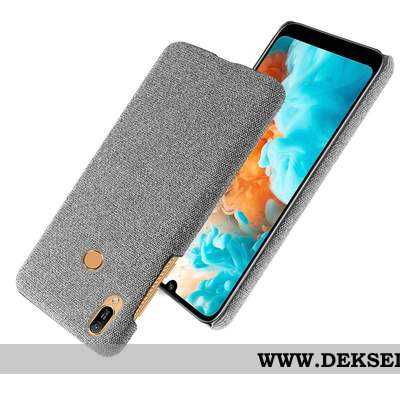 Etui Huawei Y6s Mønster Grå Nubuck, Deksel Huawei Y6s Beskyttelse Rabatt