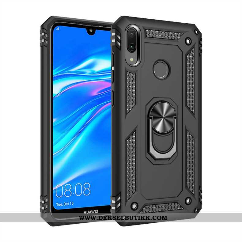 Etui Huawei Y7 2020 Beskyttelse Alt Inkludert Silikon Svart, Deksel Huawei Y7 2020 Trend Billige