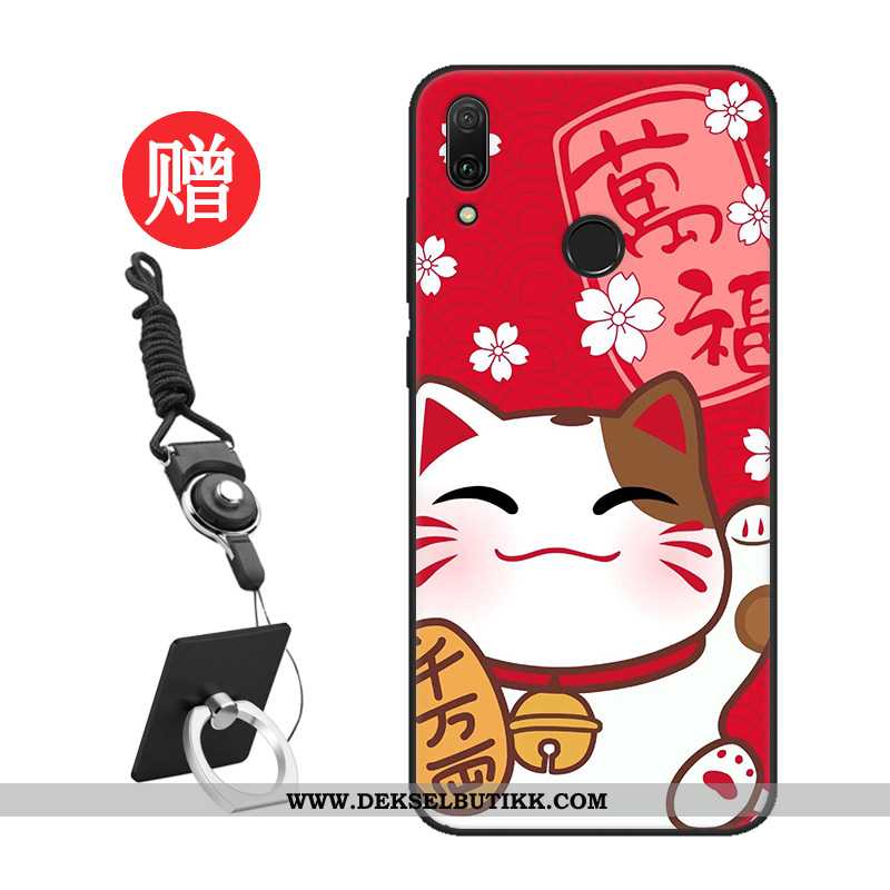 Etui Huawei Y7 2020 Trend Deksel Tempe~~pos Lovers Rød, Huawei Y7 2020 Skjermbeskytter Tilbud