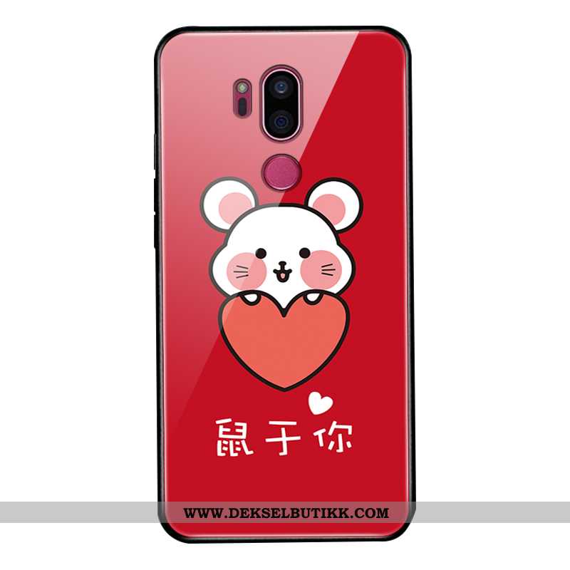 Etui Lg G7 Thinq Beskyttelse Lovers Anti-fall Nye Rød, Deksel Lg G7 Thinq Glass Billige