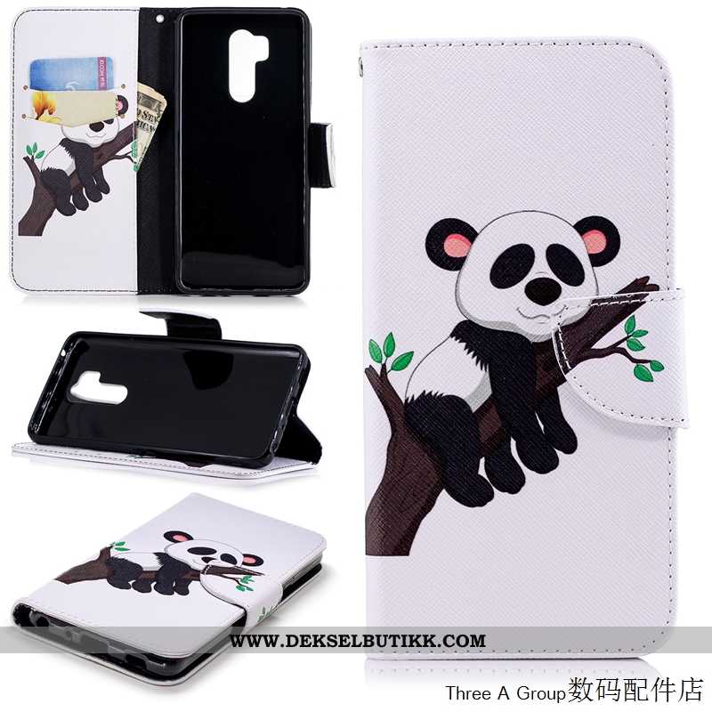 Etui Lg G7 Thinq Cartoon Alt Inkludert Anti-fall Kort Hvitt, Deksel Lg G7 Thinq Beskyttelse Billige