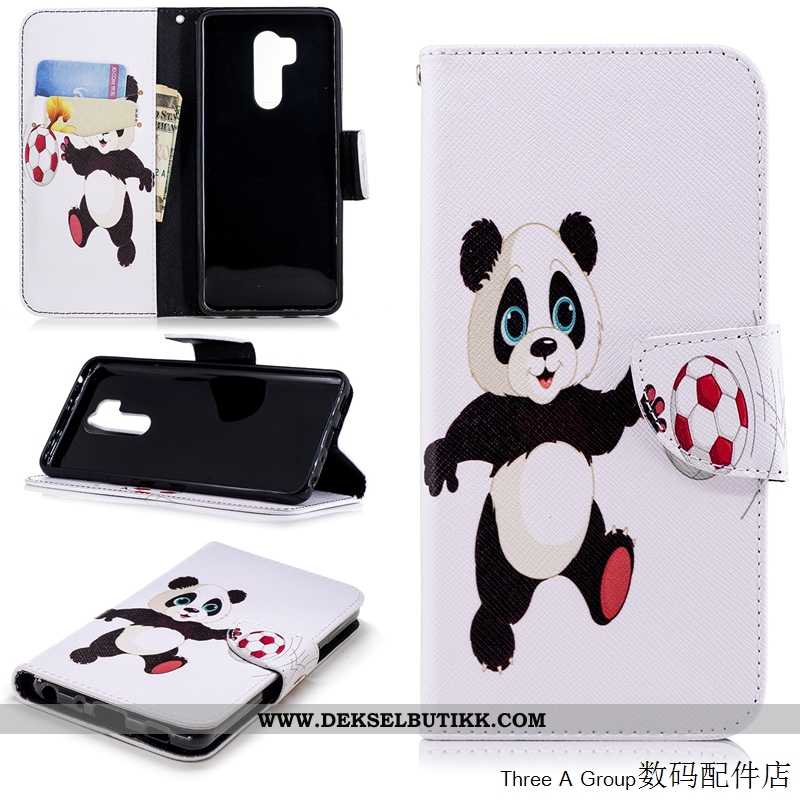 Etui Lg G7 Thinq Cartoon Alt Inkludert Anti-fall Kort Hvitt, Deksel Lg G7 Thinq Beskyttelse Billige