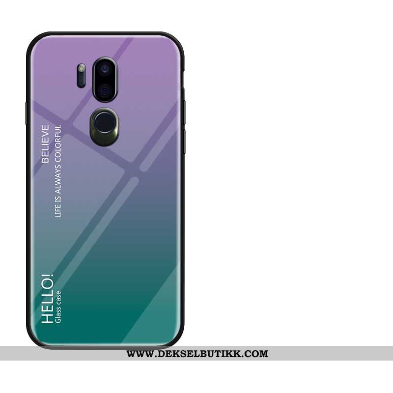 Etui Lg G7 Thinq Myke Gul Anti-fall Glass, Deksel Lg G7 Thinq Skjermbeskytter På Nett
