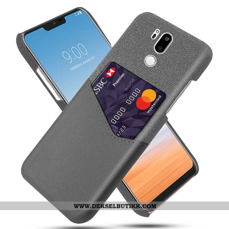 Etui Lg G7 Thinq Trend Svart Kvalitet, Deksel Lg G7 Thinq Beskyttelse Tilbud